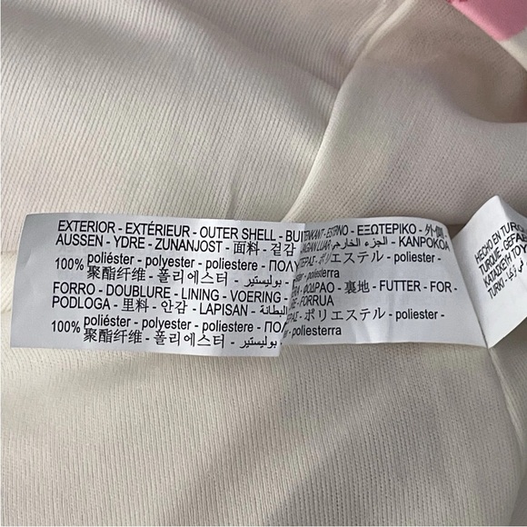 NEW Zara Corset Style Mini Dress Medium Pink White Floral Roses Rose Thin Straps - Picture 14 of 14